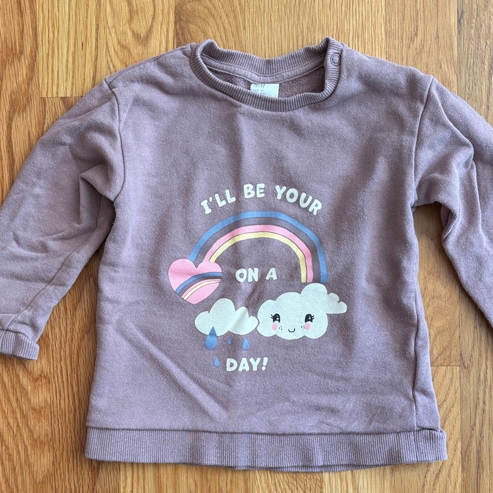 18M H&M Purple Sweatshirt